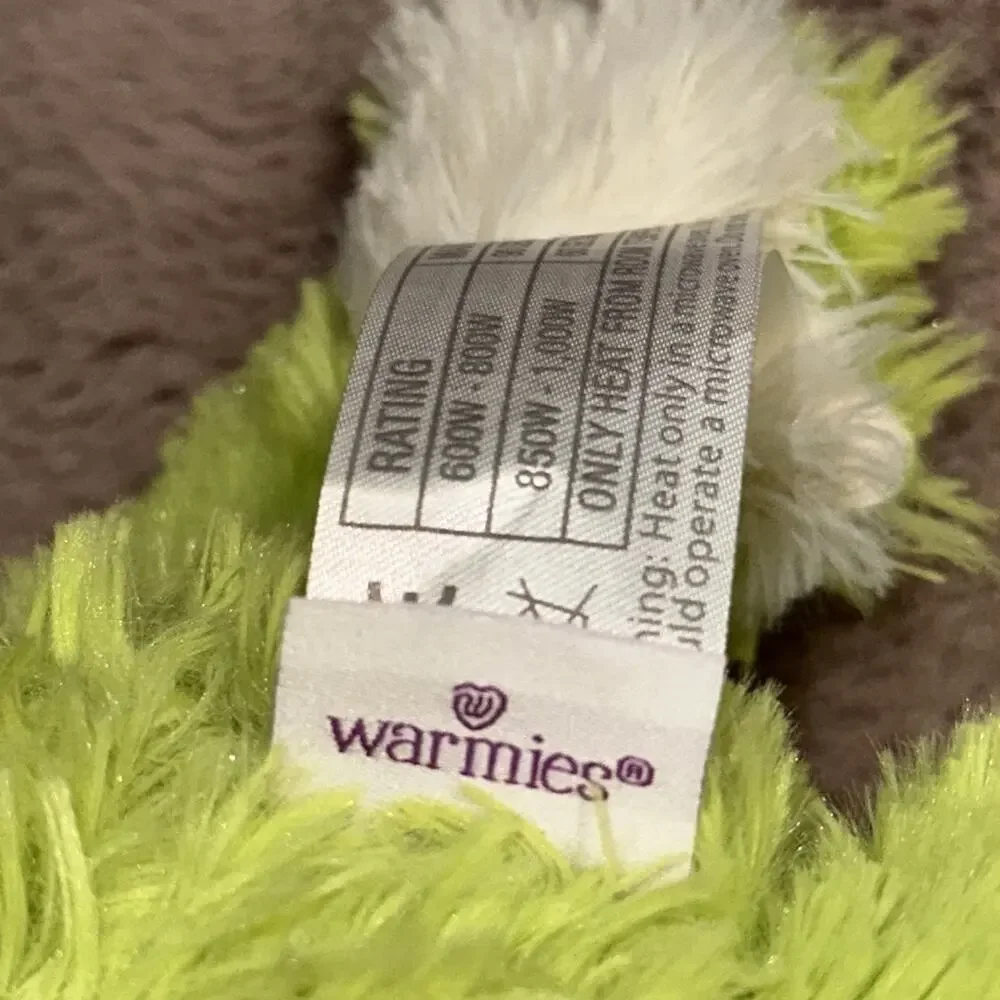 Warmies Green Frog Plush 9” Weighted Comfort Lavender Scent Fluffy Soft